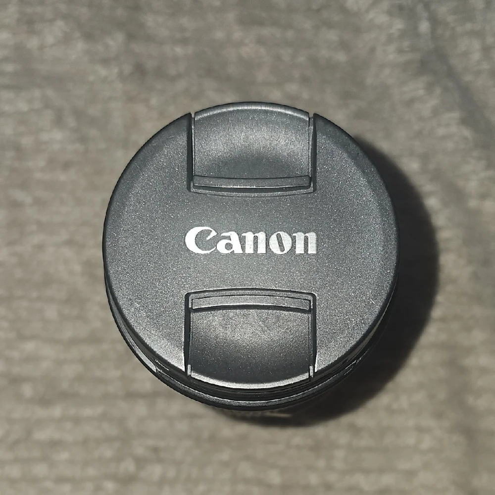 COPY - White and Black Camera Lens with Blue Pouch